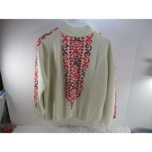 Full Fashioned Imports Sweater 100% Acrylic Size Medium 23x25